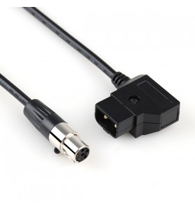 D-tap to 5Pin mini xlr metal female  cable, Mini XLR microphone cable, used for camera, UAV power supply